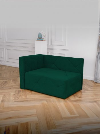 Диван 1010 изумруд, левый (BRENDOSS) в Заречном - zarechnyj.mebel-e96.ru