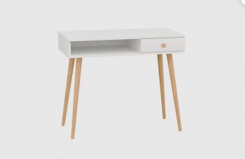 Стол письменный, арт.6-01101, белый (ГК) в Заречном - zarechnyj.mebel-e96.ru