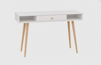 Стол письменный, арт.6-01102, белый (ГК) в Заречном - zarechnyj.mebel-e96.ru