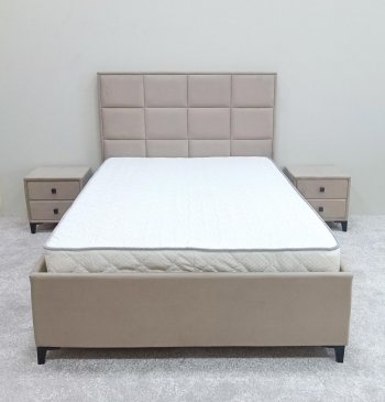 Кровать с подъемным механизмом Мега беж (Лин) в Заречном - zarechnyj.mebel-e96.ru
