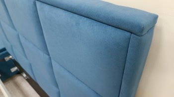Кровать с подъемным механизмом Мега синий (Лин) в Заречном - zarechnyj.mebel-e96.ru
