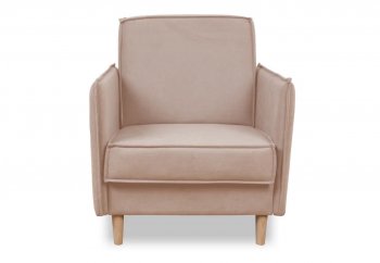 Кресло 831 Бежевый, велюр (Brendoss) в Заречном - zarechnyj.mebel-e96.ru