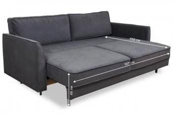 Диван 930 графит (Brendoss) в Заречном - zarechnyj.mebel-e96.ru