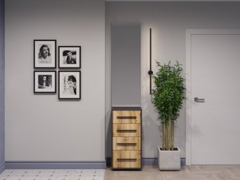 Тумба с зеркалом Аэлита сек.2 (Росток) в Заречном - zarechnyj.mebel-e96.ru