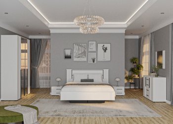 Спальный гарнитур Амалия модульный (Росток) в Заречном - zarechnyj.mebel-e96.ru