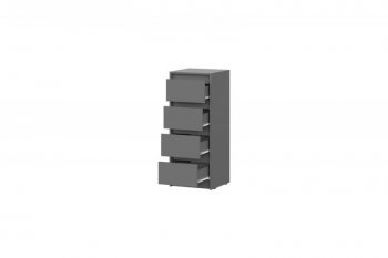 Комод Айден КМ06-400 серый графит (ИЦ) в Заречном - zarechnyj.mebel-e96.ru
