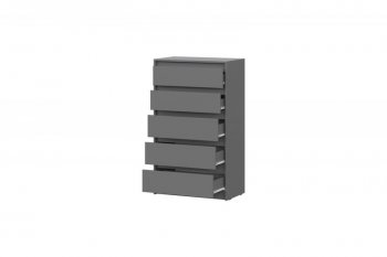 Комод Айден КМ06-700 серый графит (ИЦ) в Заречном - zarechnyj.mebel-e96.ru