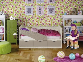 Кровать Бабочки Шарли мокко (Миф) в Заречном - zarechnyj.mebel-e96.ru