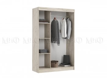 Шкаф-купе Бася 1300 мм крафт/кашемир (Миф) в Заречном - zarechnyj.mebel-e96.ru