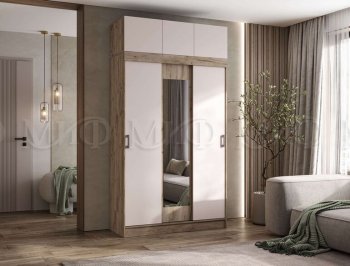 Спальный гарнитур Бася крафт/кашемир (Миф) в Заречном - zarechnyj.mebel-e96.ru