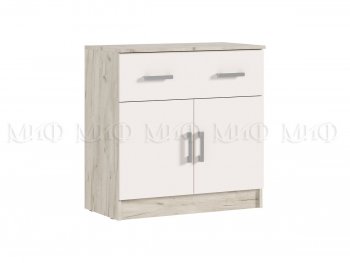Комод 1 ящик 2 двери Бася крафт/кашемир (Миф) в Заречном - zarechnyj.mebel-e96.ru