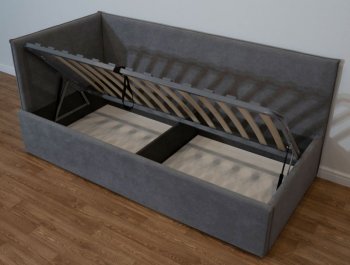 Диван-кровать Бенто с ПМ, велюр Маус (ДСВ) в Заречном - zarechnyj.mebel-e96.ru