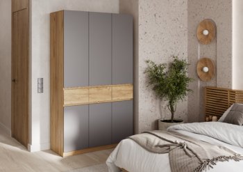 Спальный гарнитур Бостон Лайт серый (Стиль) в Заречном - zarechnyj.mebel-e96.ru