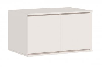 Шкаф 800 мм Челси двустворчатый с антресолью, сонома/белый (Миф) в Заречном - zarechnyj.mebel-e96.ru