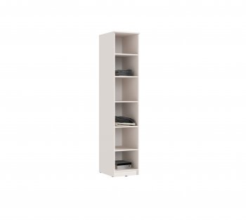 Пенал 400 мм Челси (1 створка) с антресолью, Кашемир (Миф) в Заречном - zarechnyj.mebel-e96.ru