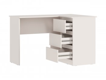 Письменный стол угловой + Стеллаж Челси кашемир (Миф) в Заречном - zarechnyj.mebel-e96.ru