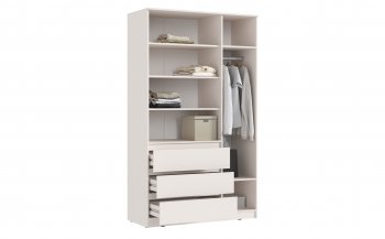 Шкаф 1200 мм Челси с антресолью Кашемир (Миф) в Заречном - zarechnyj.mebel-e96.ru