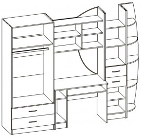 Детская Юниор 2 (МФД металлик) в Заречном - zarechnyj.mebel-e96.ru