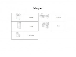 Набор детской мебели Юта (Ярофф) в Заречном - zarechnyj.mebel-e96.ru