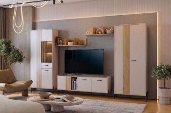 Стенка Доминика модульная  (Мебельсон) в Заречном - zarechnyj.mebel-e96.ru