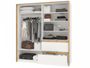 Шкаф 2000 мм Дубай сек №11 (Росток) в Заречном - zarechnyj.mebel-e96.ru