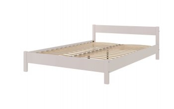 Кровать из массива Эби Льняной (БМ) в Заречном - zarechnyj.mebel-e96.ru
