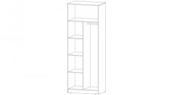 Шкаф 800 мм Элегант Белый (Лин) в Заречном - zarechnyj.mebel-e96.ru