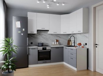 Угловой кухонный гарнитур Элеганция 2200*1600 мм Sanvut в Заречном - zarechnyj.mebel-e96.ru