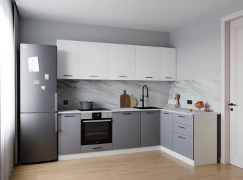 Угловой кухонный гарнитур Элеганция 2600*1600 мм Sanvut в Заречном - zarechnyj.mebel-e96.ru