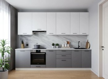 Кухонный гарнитур высокий Элеганция 3000 мм (Санвут) в Заречном - zarechnyj.mebel-e96.ru