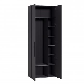 Шкаф для одежды 800 мм Эйр 13.340 графит (Моби) в Заречном - zarechnyj.mebel-e96.ru