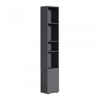 Шкаф модульный Эйр, графит (Моби) в Заречном - zarechnyj.mebel-e96.ru