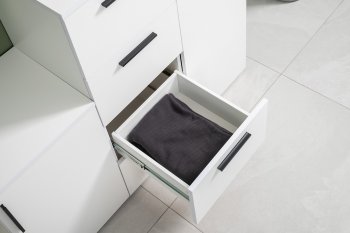 Стенка Эйр модульная, белый (Моби) в Заречном - zarechnyj.mebel-e96.ru
