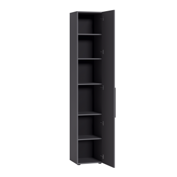 Шкаф модульный Эйр, графит (Моби) в Заречном - zarechnyj.mebel-e96.ru
