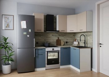 Кухонный гарнитур угловой Фьюжн 2000*1200 мм (Sanvut) в Заречном - zarechnyj.mebel-e96.ru