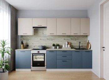 Кухонный гарнитур Фьюжн 3000 мм (Санвут) в Заречном - zarechnyj.mebel-e96.ru