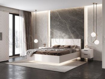 Кровать парящая с ПМ Флэш кашемир (Миф) в Заречном - zarechnyj.mebel-e96.ru