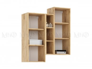 Стенка Флэш крафт/белый (Миф) в Заречном - zarechnyj.mebel-e96.ru