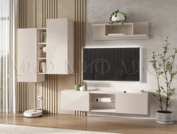 Стенка Флэш кашемир (Миф) в Заречном - zarechnyj.mebel-e96.ru