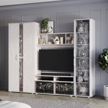 Стенка Флоренция модульная (БТС) в Заречном - zarechnyj.mebel-e96.ru