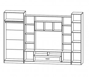 Гостиная Прага (модульная) Анкор белый в Заречном - zarechnyj.mebel-e96.ru