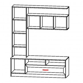 Гостиная Прага (модульная) Анкор белый в Заречном - zarechnyj.mebel-e96.ru