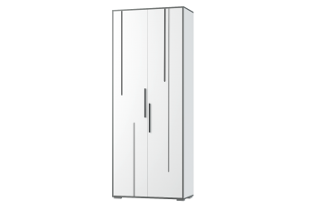 Шкаф 2 дв. Грей (УНИ) (МЛК) в Заречном - zarechnyj.mebel-e96.ru