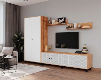 Стенка HYGGE комп.2 зигзаги (Мама) в Заречном - zarechnyj.mebel-e96.ru