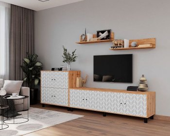 Стенка HYGGE комп.3 зигзаги (Мама) в Заречном - zarechnyj.mebel-e96.ru