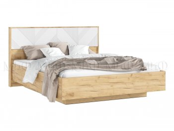 Кровать парящая Ирис крафт/белый (Миф) в Заречном - zarechnyj.mebel-e96.ru
