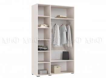 Шкаф 1350 мм Ирис с антресолью, кашемир (Миф) в Заречном - zarechnyj.mebel-e96.ru