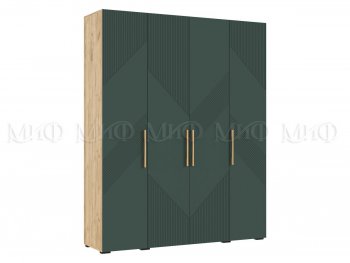 Спальный гарнитур Ирис крафт/грин, модульный (Миф) в Заречном - zarechnyj.mebel-e96.ru