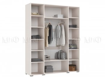 Шкаф 1800 мм Ирис с антресолью кашемир (Миф) в Заречном - zarechnyj.mebel-e96.ru