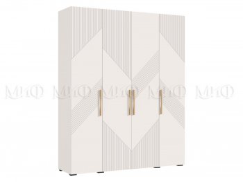 Шкаф 1800 мм Ирис с антресолью кашемир (Миф) в Заречном - zarechnyj.mebel-e96.ru